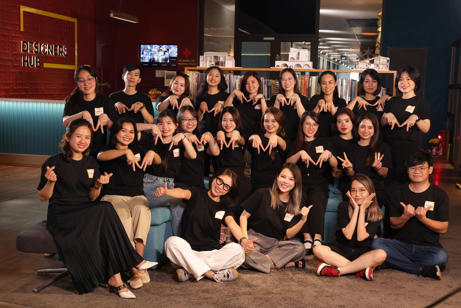 MAAS EdTech consultants and designers at the Designers Hub, Ho Chi Minh City