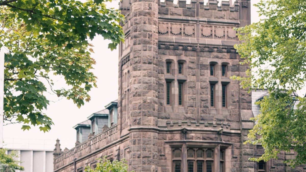 A historic university building