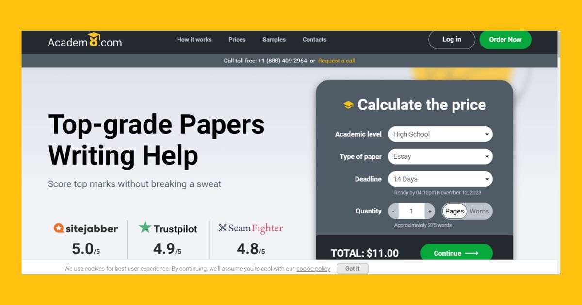 Academ8 is a popular Australia’s assignment help service