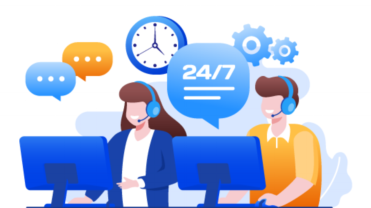 We offer a 24/7 customer support