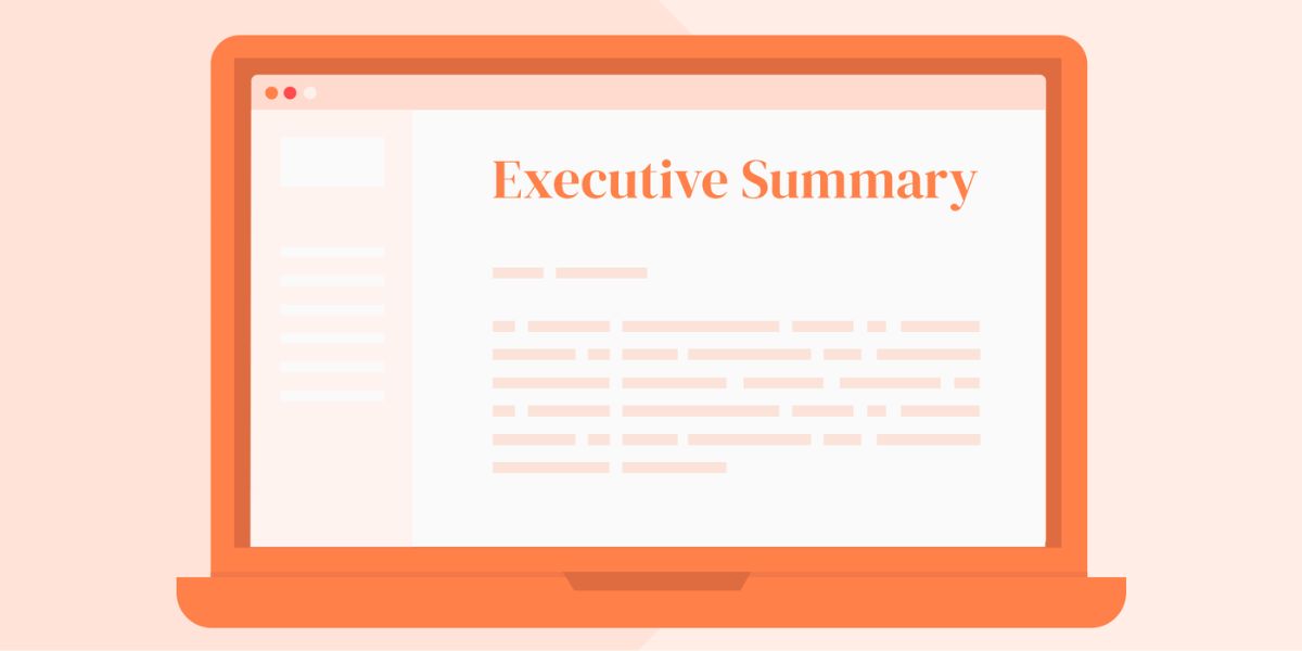 The executive summary of a consultancy report